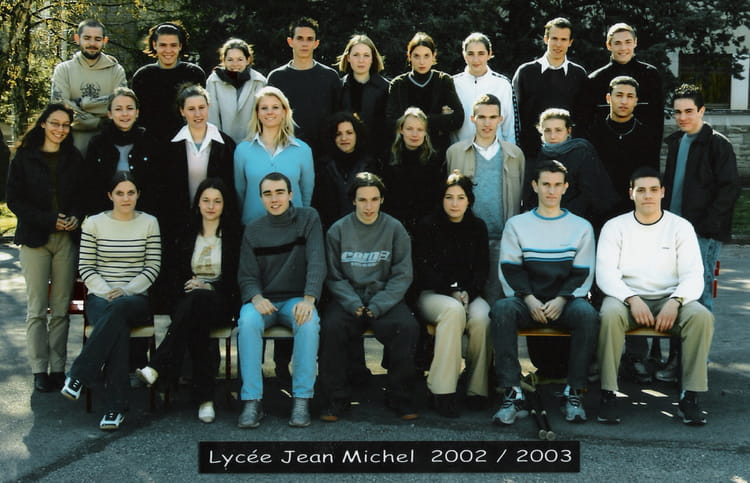 Photo de classe Terminale ES de 2002, Lycée Jean Michel - Copains d'avant