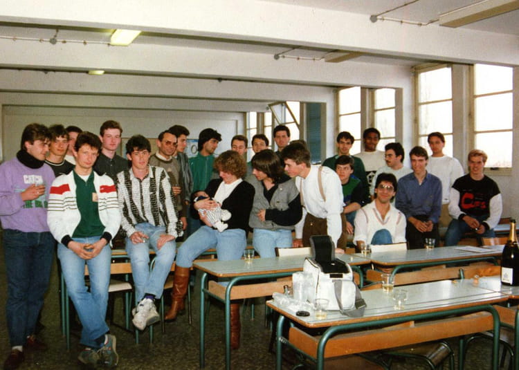Photo de classe BTS CPI 2 "Promo D.SPENLE" de 1990, Lycée De Corbeil ...