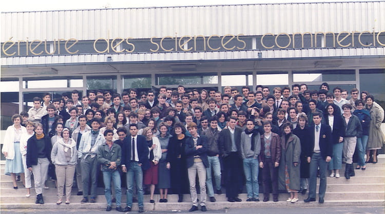 Photo de classe Promo Michel ALBERT pdg AGF de 1984, Ecole Supérieure