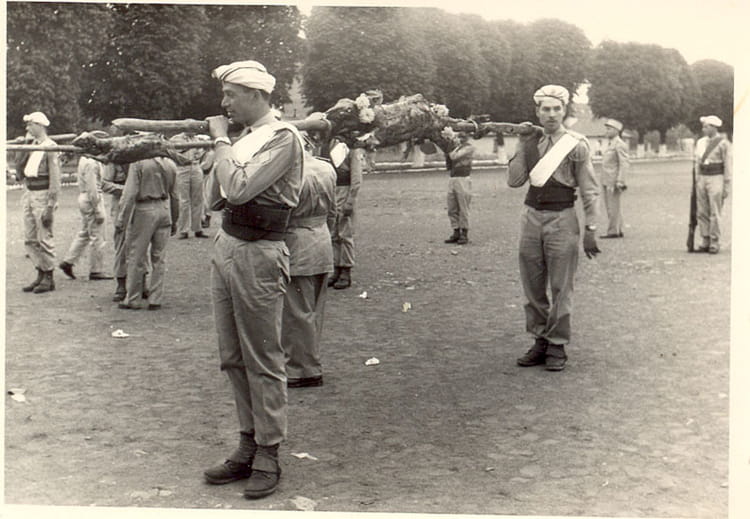 Photo de classe Lors de la présentation de 1961, 13ème Régiment De