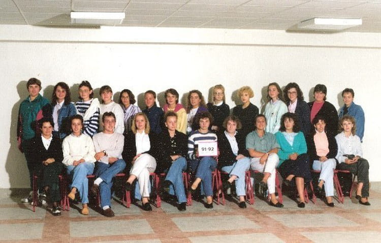 Photo de classe BTS 1ere annee de 1991, Lycée Michel Anguier - Copains ...