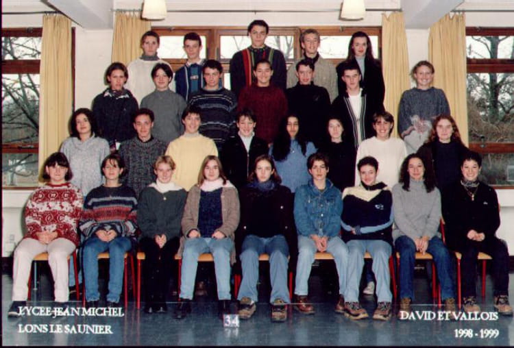 Photo de classe 1ere ES de 1998, Lycée Jean Michel - Copains d'avant