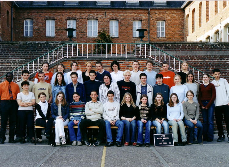 Photo de classe 1° S1 de 2003, Lycée Michel Anguier - Copains d'avant