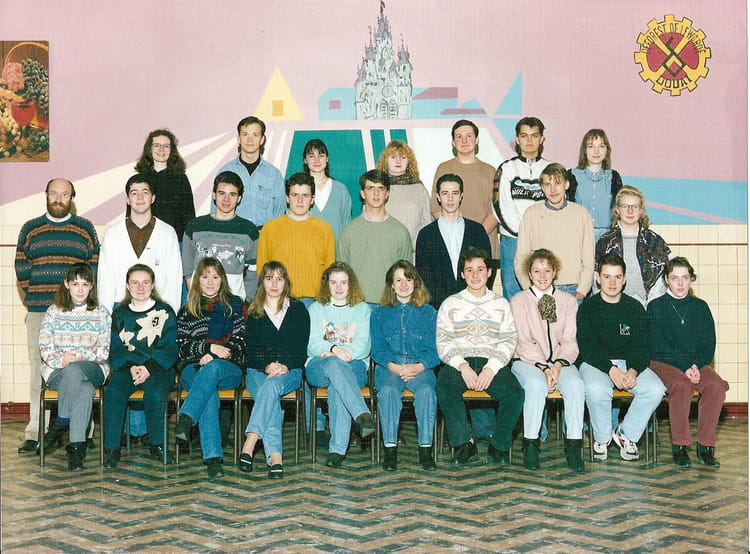 Photo de classe BTS compta 92/93 de 1993, Lycée Deforest De Lewarde ...