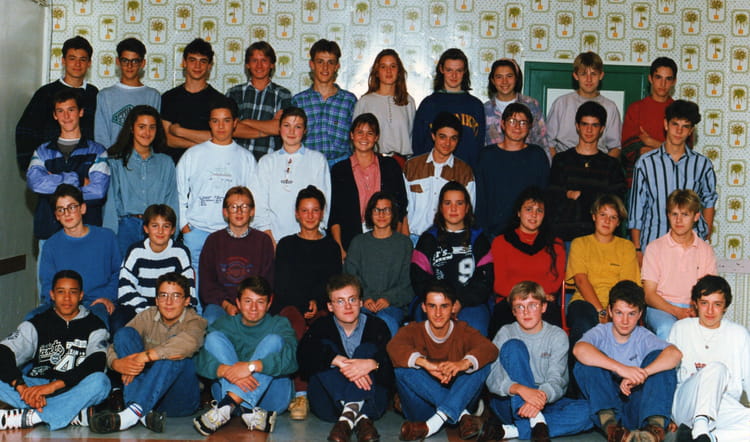 Photo de classe Seconde 3 de 1992, Lycée Michel Anguier - Copains d'avant