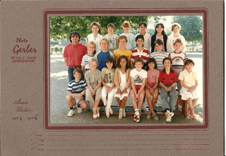 Photo de classe Cm1 de 1984, ECOLE MARIE CURIE - Copains d'avant