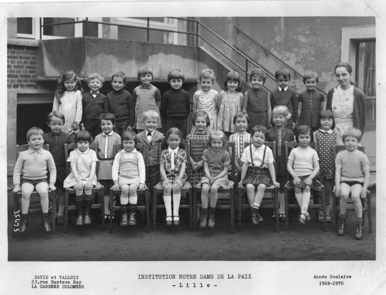 Photo de classe Moyenne maternelle de 1969, ECOLE NOTRE DAME DE LA PAIX