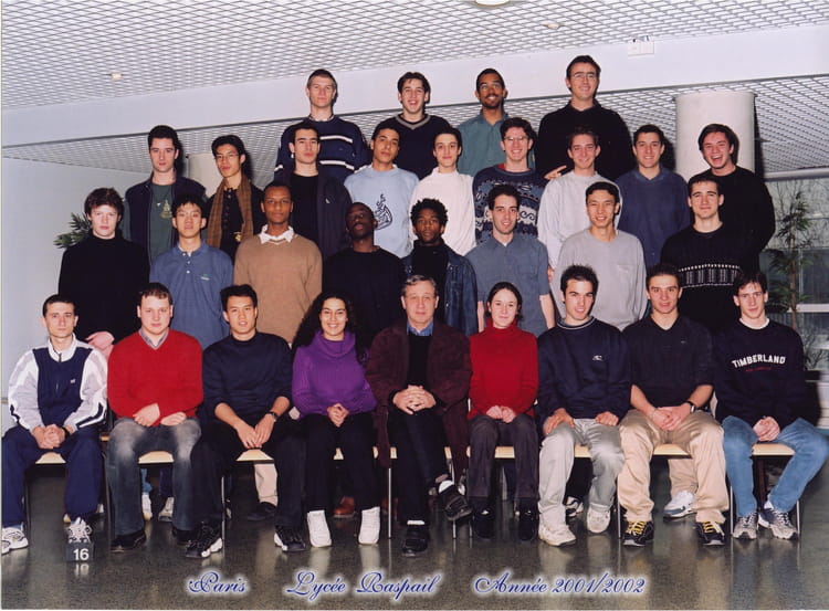 Photo de classe Raspail PTSI1_2001/2002 de 2002, Lycée Raspail