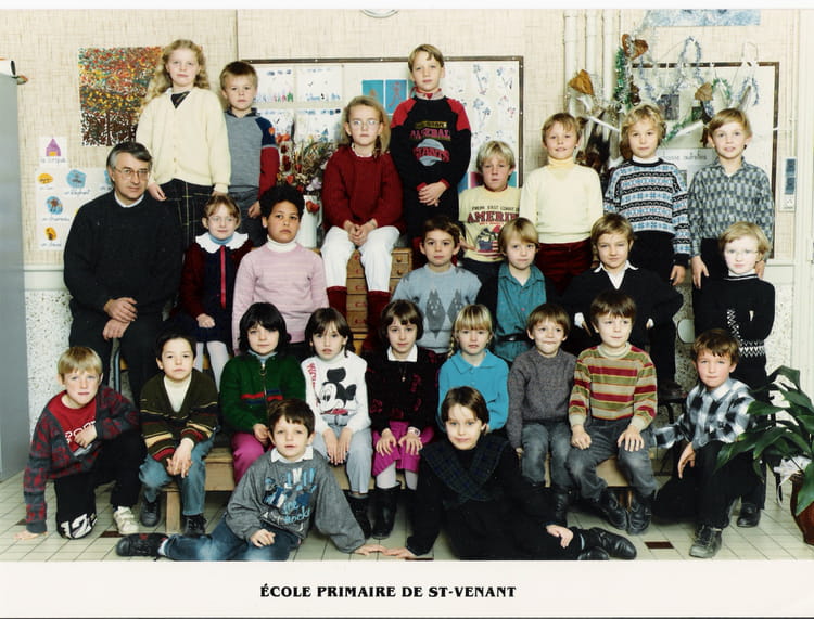 Photo de classe CE1 19861987 de 1986, Ecole Alphonse De Lamartine