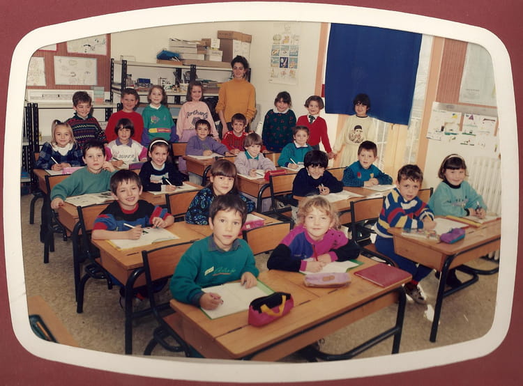 Photo de classe Cours Préparatoire de 1990, ECOLE INSTITUTION SAINTE