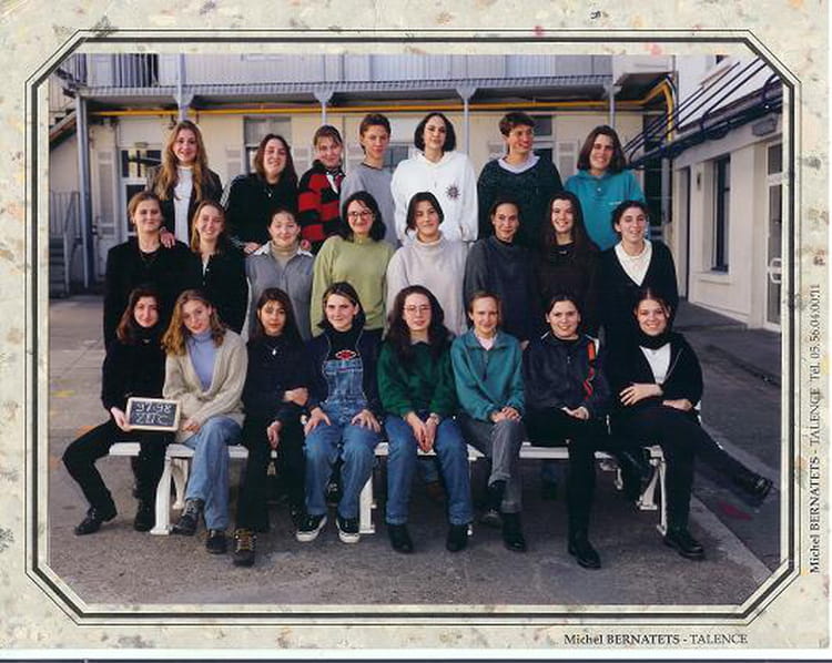 Photo de classe 1er ETC de 1997, Lycée Privé Bel Orme Copains d