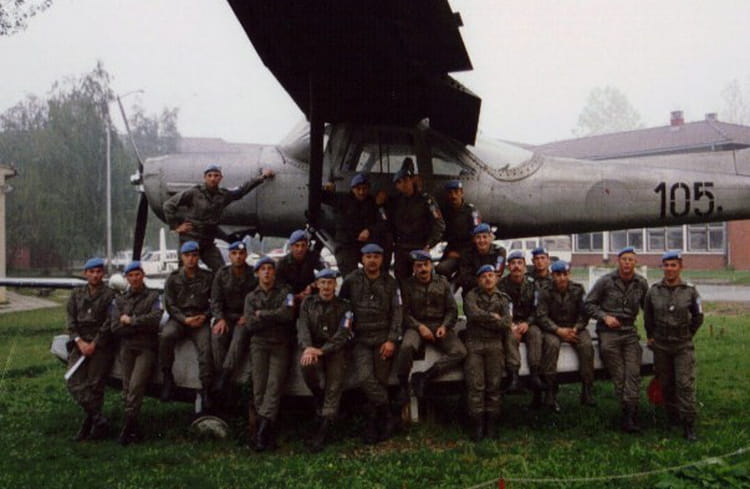 Photo de classe 1er peloton (bihac 1994) de 1994, 501-503e Rcc ...