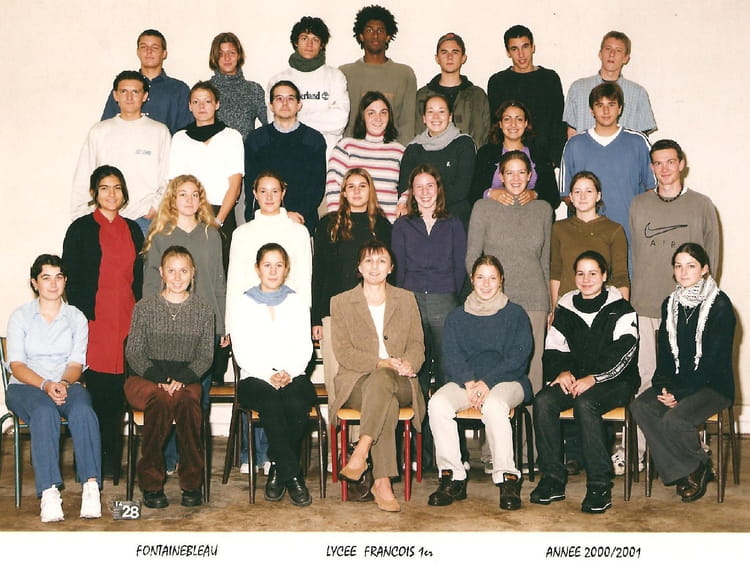 Photo de classe Terminale ES 1 de 2000, Lycée François Ier - Copains d ...
