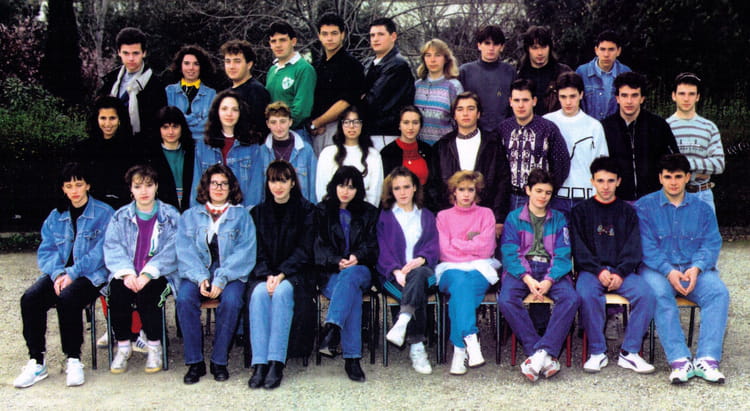 Photo de classe 1ereG2_1990-1991_DIDEROT de 1990, Lycée Diderot ...
