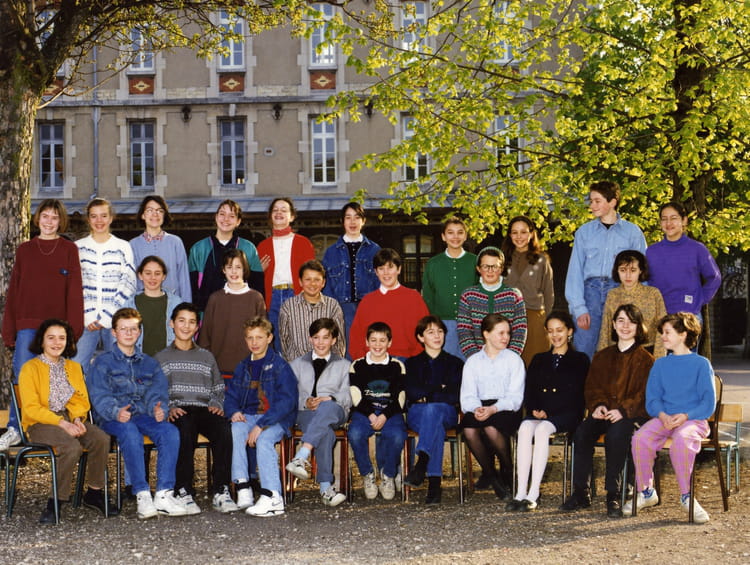 Photo de classe Cinquieme 1 de 1991, Collège Carnot - Copains d'avant