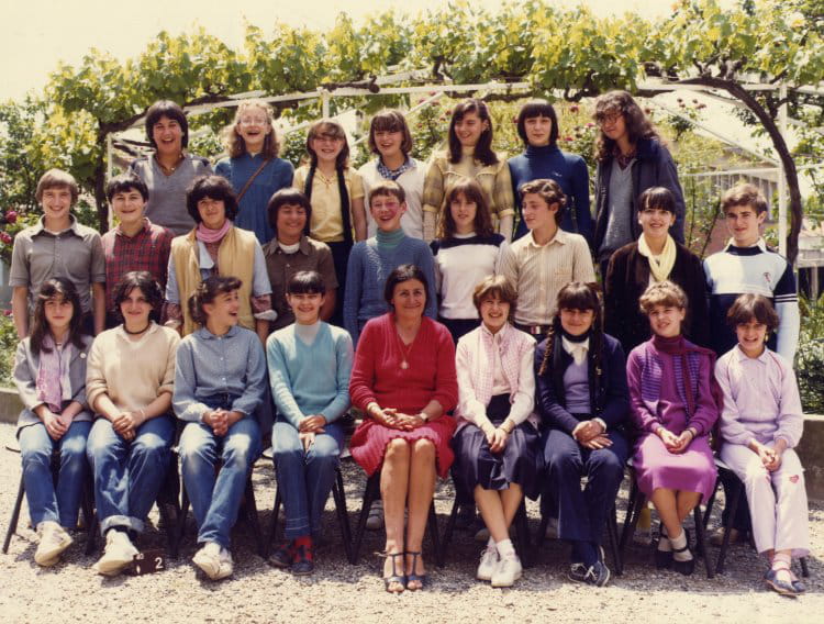 Photo de classe 5emeA de 1980, ECOLE SAINTE FAMILLE DES MINIMES