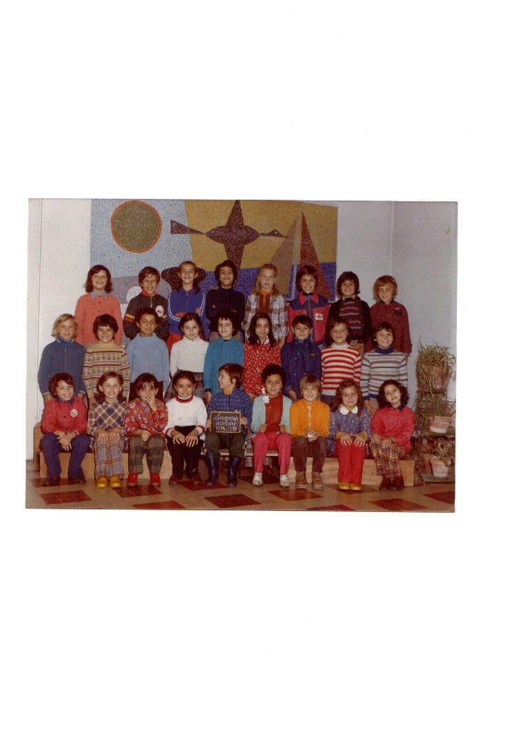 Photo de classe Ce2 marcel cachin de 1974, ECOLE MARCEL CACHIN