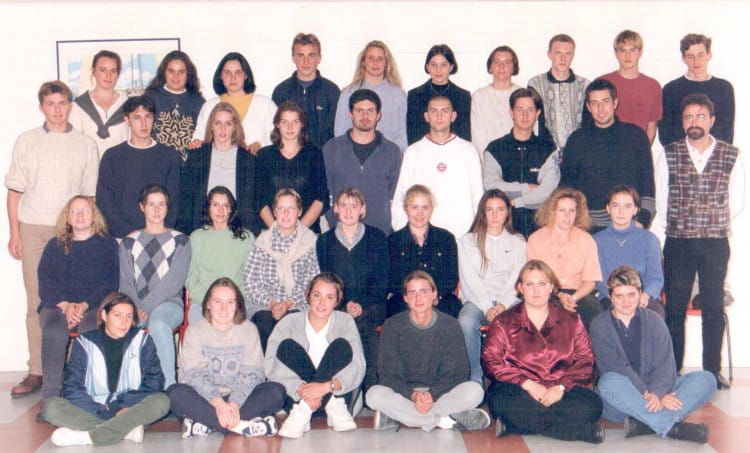 Photo de classe Terminale stt acc de 1998, Lycée Michel Anguier ...