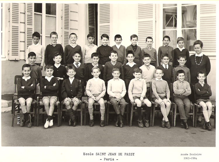 Photo de classe 8e de 1963, Collège Privé Saintjean De Passy Copains