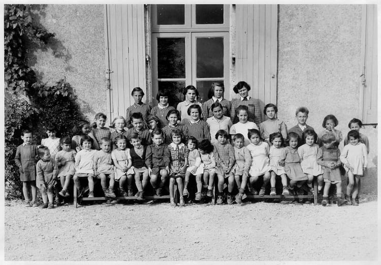 Photo de classe Classe unique de 1955, Ecole Notre Dame Du Rosaire