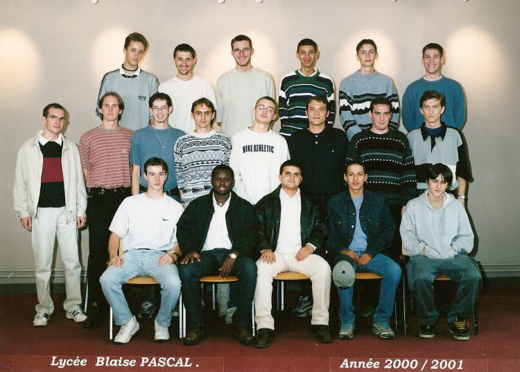 Photo de classe BTS Prod année 2000/2001 de 1970, Lycée Blaise Pascal ...