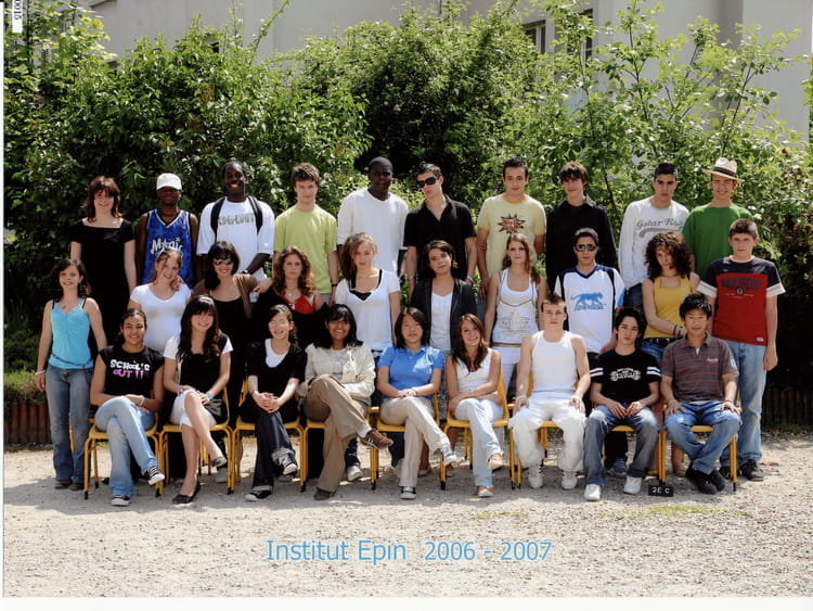 Photo De Classe Classe De Seconde 2006 2007 De 2007 Lycée Epin
