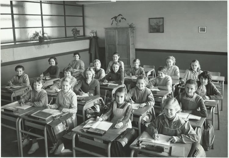 Photo De Classe Ecole Freyming Merlebach De 1958 Ecole De La Chapelle Copains D Avant