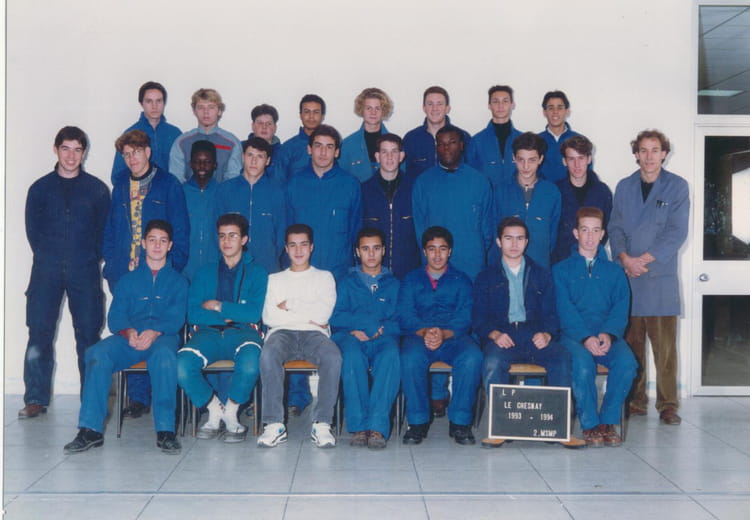 Photo de classe 2nde MSMP de 1993, Lycée Professionnel Jean Moulin ...