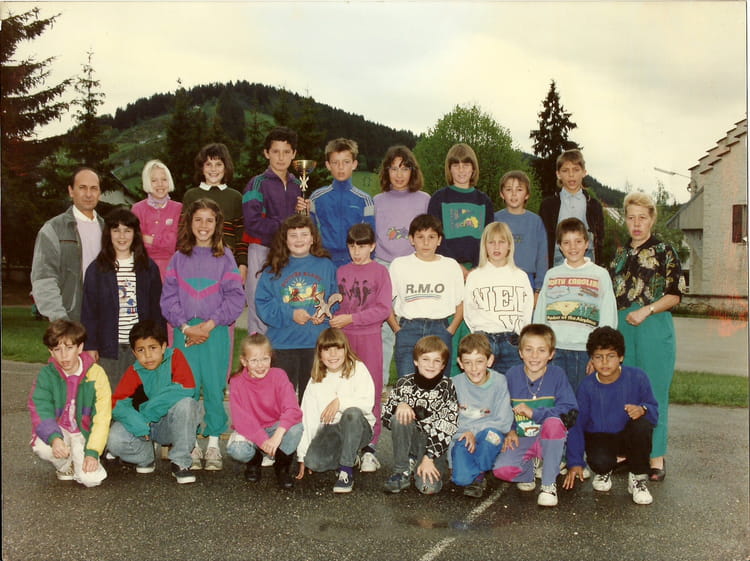 Photo de classe CM1 1990/1991 de 1990, ECOLE PRIMAIRE - Copains d'avant
