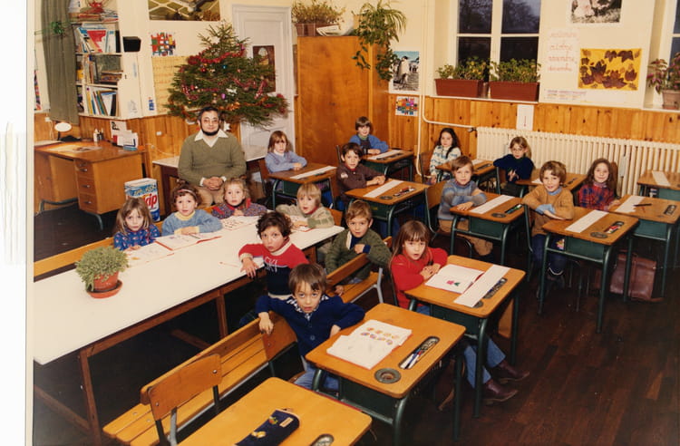 Photo de classe CP de 1981, Ecole (Ampilly Le Sec