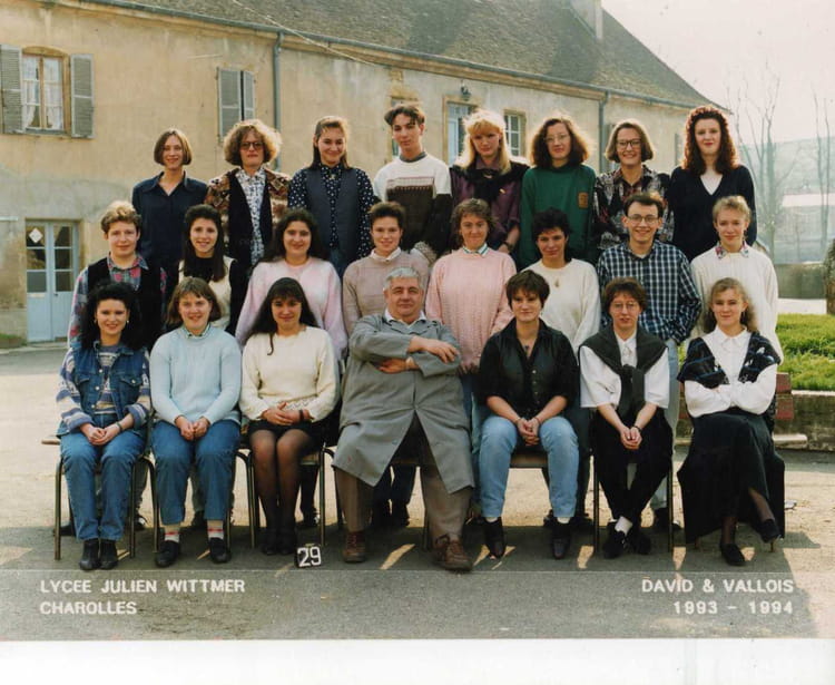 Photo de classe Lycee julien wittmer de 1994, Collège Guillaume Des ...