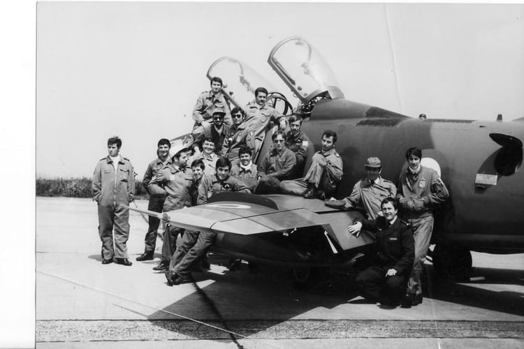 Photo de classe Echange Escadron de 1974, 12éme Escadre De Chasse