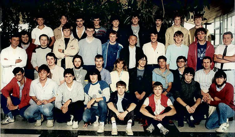 Photo de classe BTS M.A.I. - 2ème Année de 1986, Lycée Blaise Pascal ...