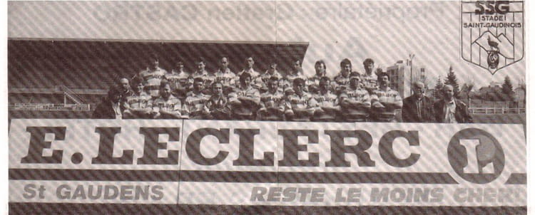 Photo de classe STADE ST GAUDINOIS XV de 1985, STADE SAINT GAUDINOIS - Copains d'avant