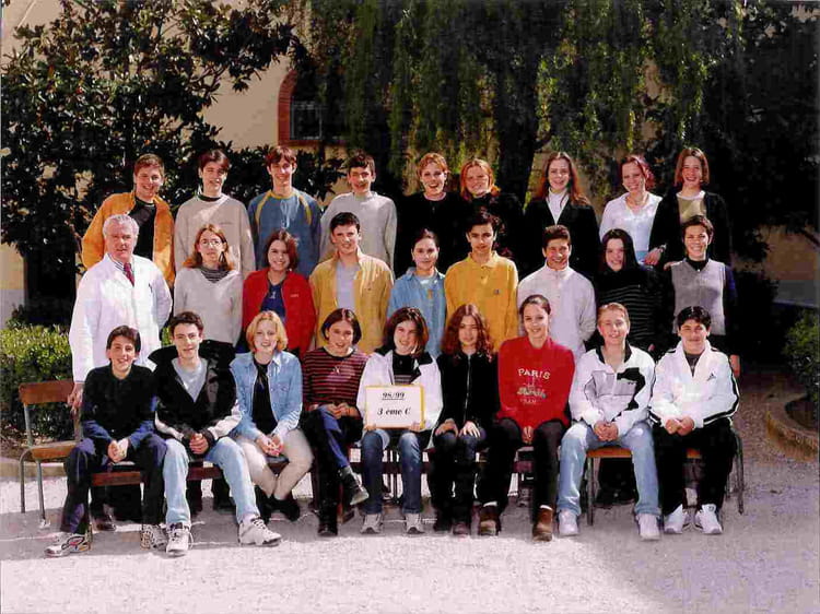 Photo de classe 3ème C de 1998, Collège Saintlouis De Gonzague