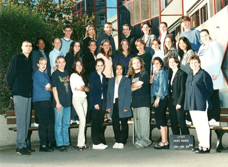 Photo de classe Terminale ACA de 2000, Lycée Sainte-thérèse - Copains d ...