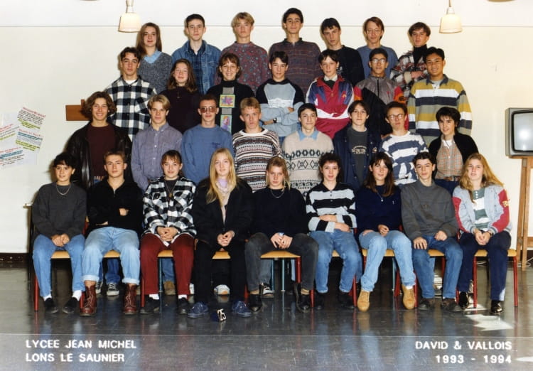 Photo de classe 2nde 5 de 1993, Lycée Jean Michel - Copains d'avant