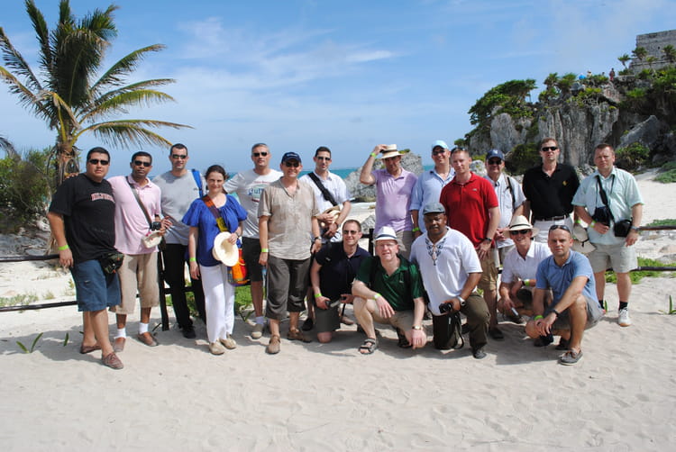 Photo de classe Groupe A2, voyage d'études au Mexique de 2010, Collège