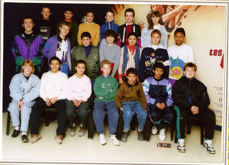 Photo de classe 5eme4 de 1991, Collège Louis Grignon Copains d'avant