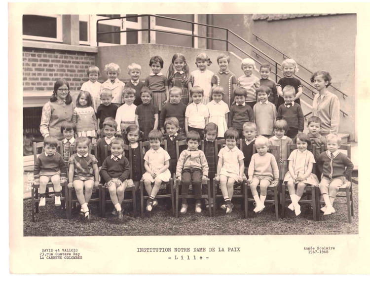 Photo de classe Maternelle de 1967, ECOLE NOTRE DAME DE LA PAIX