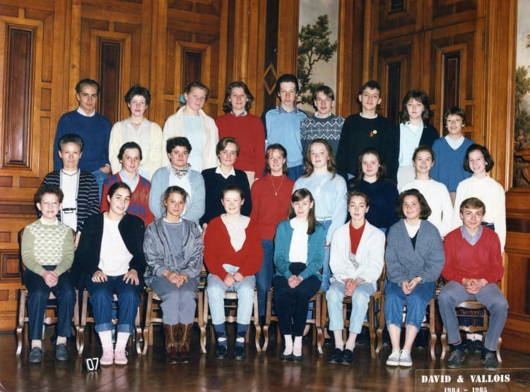 Photo de classe 4ème de 1984, Collège Notredame De La Paix Copains d
