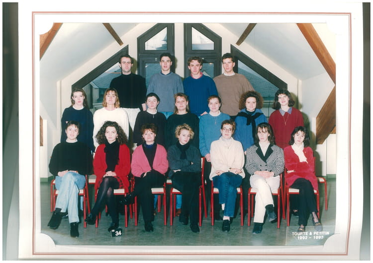 Photo de classe 1992-1993 BTS Force de Vente Sacré Coeur de 1992, Lycée ...
