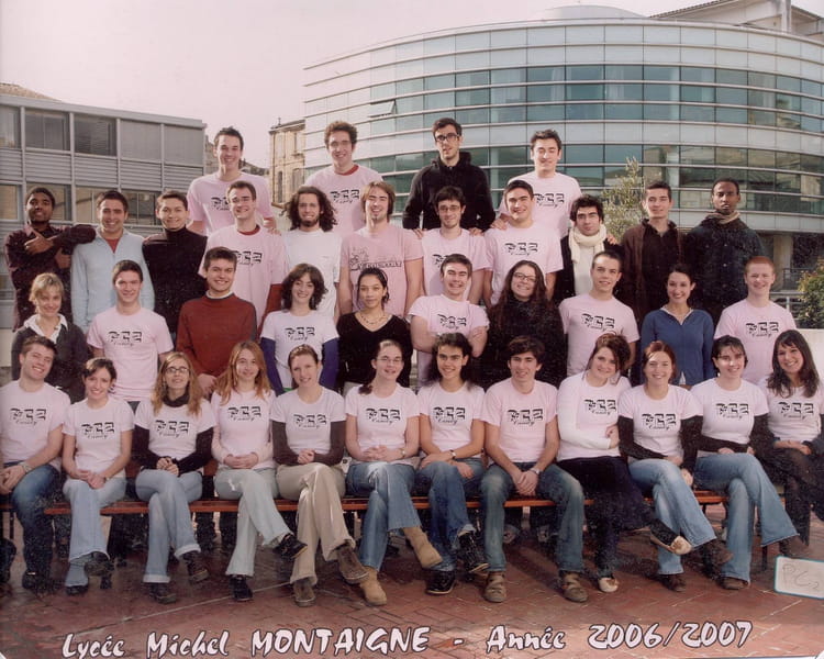 Photo de classe PC2 de 2007, Lycée Michel Montaigne - Copains d'avant