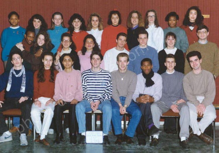 Photo de classe 1eG4 de 1991, Lycée René Cassin - Copains d'avant