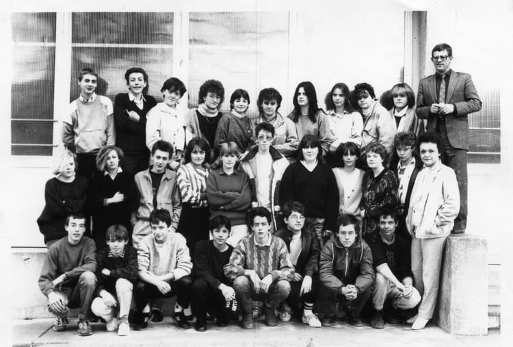 Photo de classe 3ème de 1987, Lycée Privé Saintemariefénelon Copains d'avant