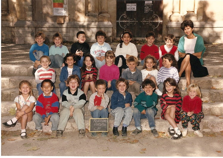 Photo de classe Classe cp 1989 1990 de 1989, Ecole Les Grands Pres ...