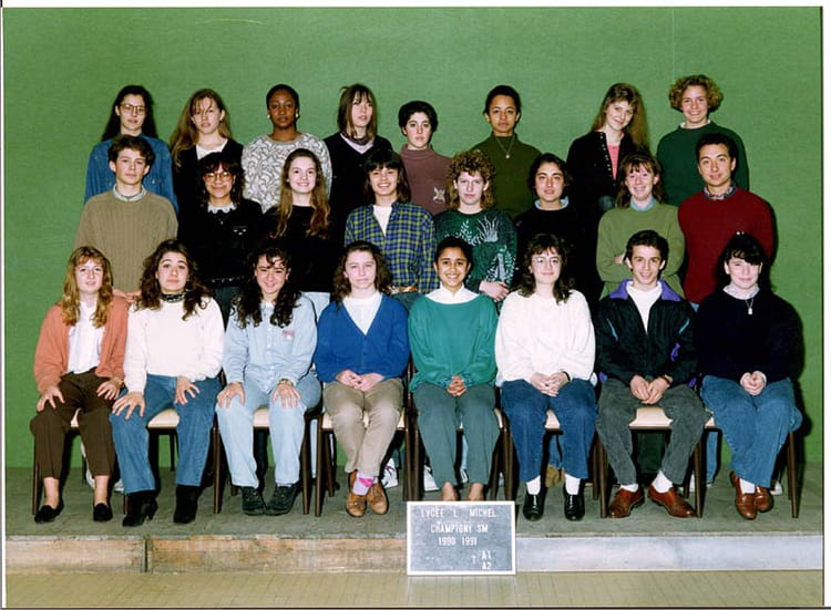 Photo de classe T A2 de 1991, Lycée Louise Michel - Copains d'avant