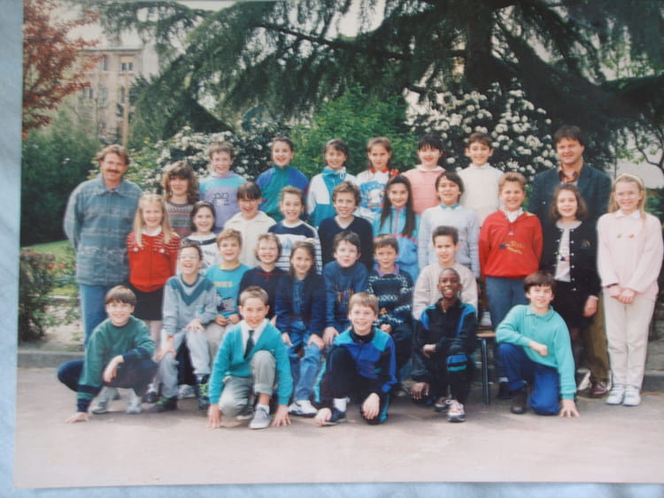 Photo de classe Cm1 ma dernier annee a l ecole le centre de 1992, ECOLE