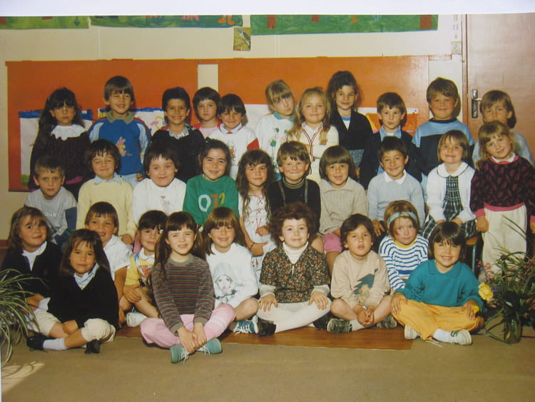 Photo de classe Maternelle grande section (1986) de 1986, Ecole