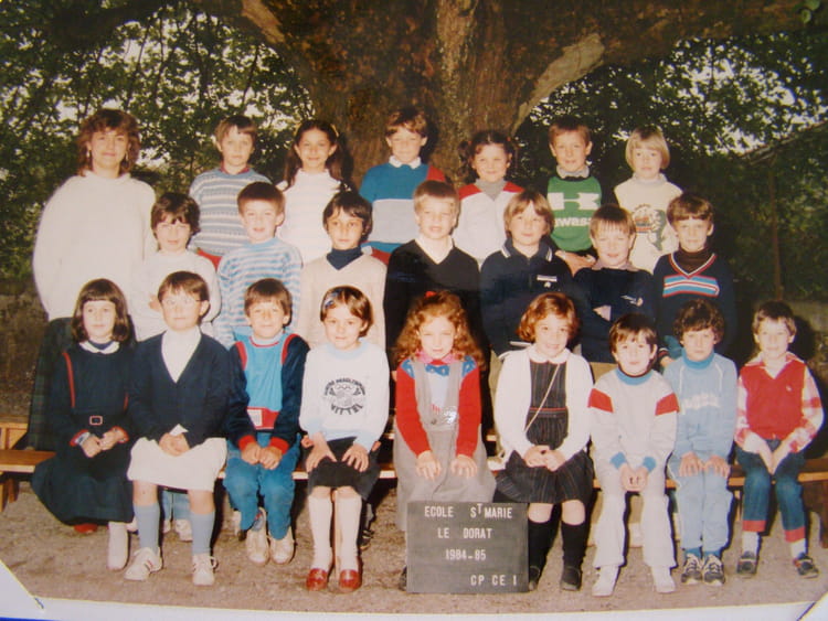 Photo de classe CP-CE1 1984-85 de 1985, ECOLE SAINTE MARIE - Copains d ...
